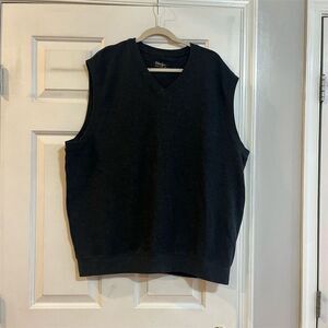 Walter Hagen Men's XL Gray V-Neck Sweater Vest Sleeveless Casual